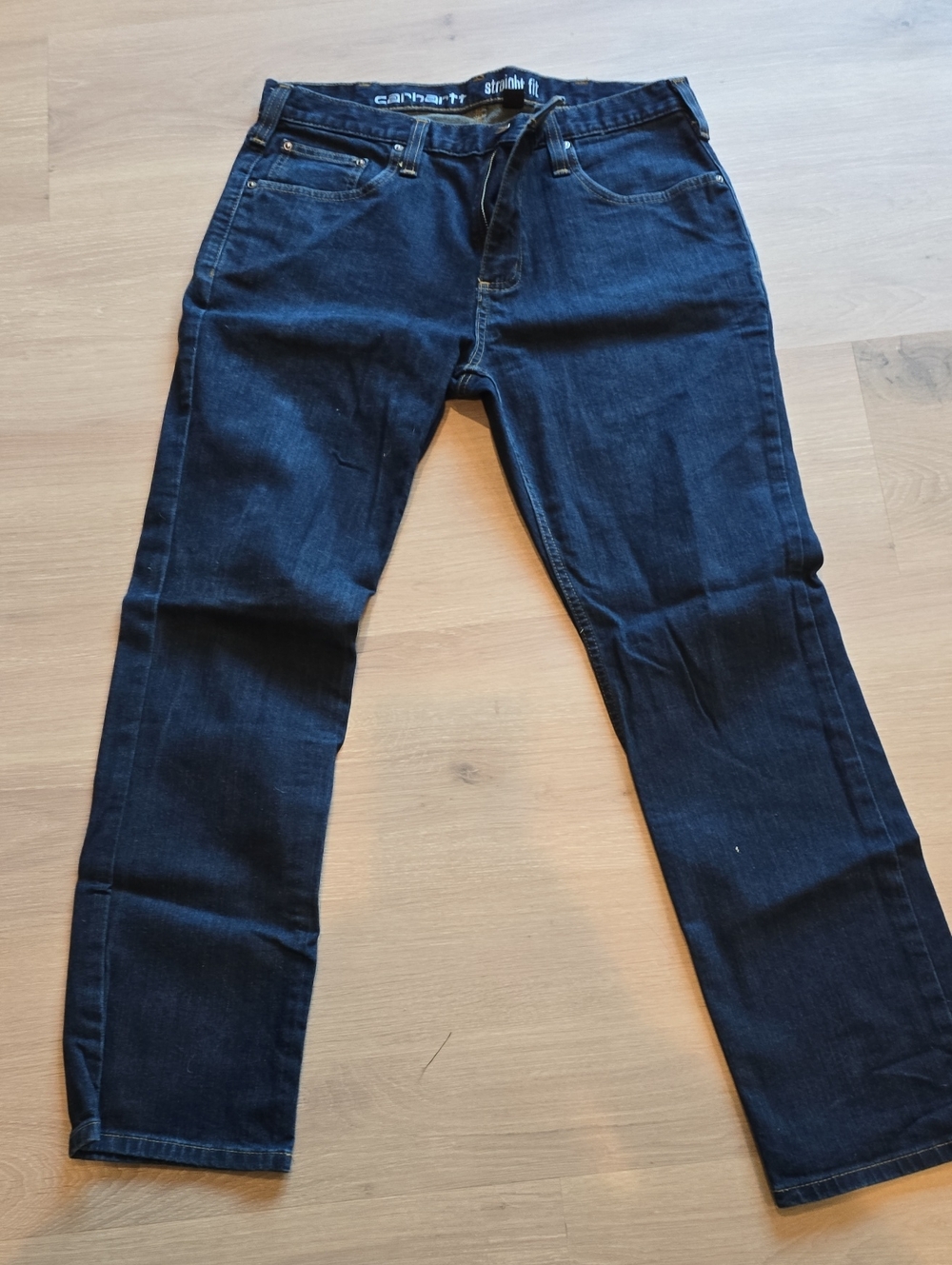 Carhartt Men's Navy Straight Leg Jeans